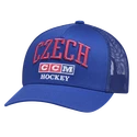 Męska czapka z daszkiem CCM  MESHBACK TRUCKER TEAM CZECH Multiple Team Color