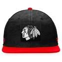 Męska czapka z daszkiem Fanatics Authentic Pro Game &amp; Train Snapback Authentic Pro Game & Train Snapback Chicago Blackhawks