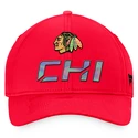 Męska czapka z daszkiem Fanatics  Authentic Pro Locker Room Structured Adjustable Cap NHL Chicago Blackhawks