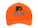 Męska czapka z daszkiem Fanatics  Authentic Pro Locker Room Structured Adjustable Cap NHL Philadelphia Flyers