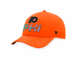 Męska czapka z daszkiem Fanatics Authentic Pro Locker Room Structured Adjustable Cap NHL Philadelphia Flyers