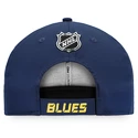 Męska czapka z daszkiem Fanatics  Authentic Pro Locker Room Structured Adjustable Cap NHL St. Louis Blues
