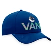 Męska czapka z daszkiem Fanatics  Authentic Pro Locker Room Structured Adjustable Cap NHL Vancouver Canucks