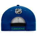 Męska czapka z daszkiem Fanatics  Authentic Pro Locker Room Structured Adjustable Cap NHL Vancouver Canucks
