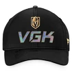 Męska czapka z daszkiem Fanatics  Authentic Pro Locker Room Structured Adjustable Cap NHL Vegas Golden Knights