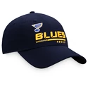 Męska czapka z daszkiem Fanatics  Authentic Pro Locker Room Unstructured Adjustable Cap NHL St. Louis Blues