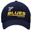 Męska czapka z daszkiem Fanatics  Authentic Pro Locker Room Unstructured Adjustable Cap NHL St. Louis Blues