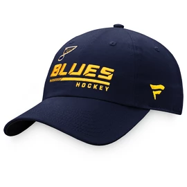 Męska czapka z daszkiem Fanatics Authentic Pro Locker Room Unstructured Adjustable Cap NHL St. Louis Blues