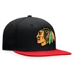 Męska czapka z daszkiem Fanatics  Core Snapback Cap Chicago Blackhawks