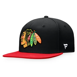 Męska czapka z daszkiem Fanatics Core Snapback Cap Chicago Blackhawks
