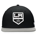 Męska czapka z daszkiem Fanatics  Core Snapback Los Angeles Kings Black-Stone Gray