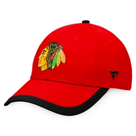 Męska czapka z daszkiem Fanatics Defender Structured Defender Structured Adjustable Chicago Blackhawks