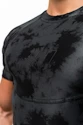 Męska koszulka kompresyjna Nebbia Performance+ Compression Camouflage T-shirt FUNCTION czarna