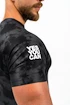 Męska koszulka kompresyjna Nebbia Performance+ Compression Camouflage T-shirt MAXIMUM czarna