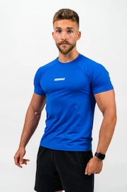 Męska koszulka kompresyjna Nebbia Performance+ Compression Sports T-shirt PERFORMANCE niebieska