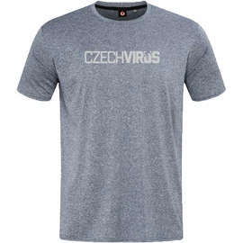 Męska koszulka sportowa Czech Virus Recycled w kolorze szarym