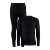 Męski zestaw termiczny Craft Core Warm Baselayer Black  XL
