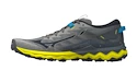 Męskie buty do biegania Mizuno Wave Daichi 7 Ghost Gray/Ombre Blue/Bolt 2 (Neon)