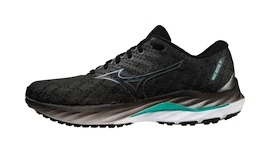 Męskie buty do biegania Mizuno Wave Inspire 19 2E Black/Metallic Gray/Biscay Green