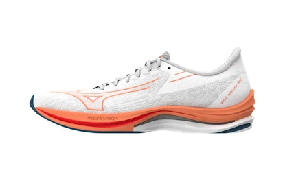 Męskie buty do biegania Mizuno Wave Rebellion Sonic White/Light Orange/Blue Ashes  UK 6