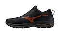 Męskie buty do biegania Mizuno  Wave Rider Gtx Black/Nasturtium/Carrot Curl