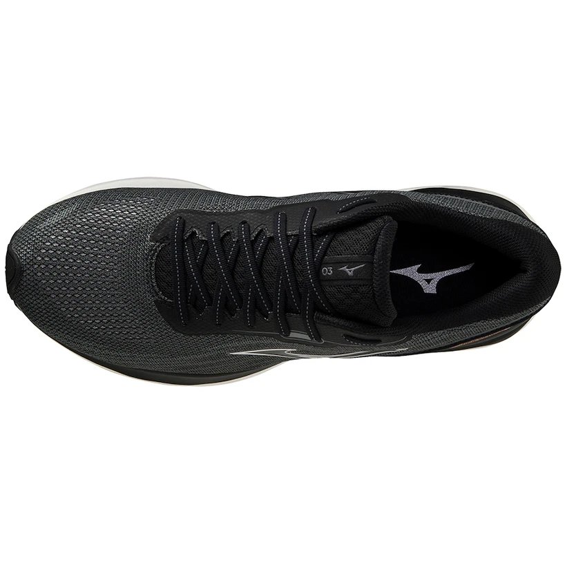 Męskie buty do biegania Mizuno  Wave Skyrise 3 Black/Silver  UK 10