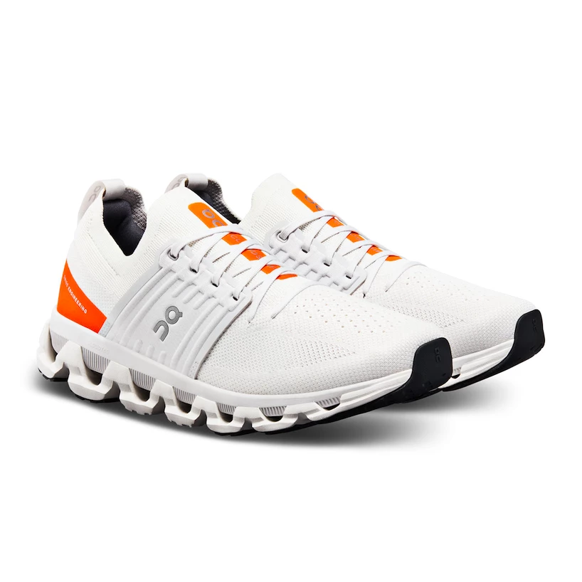Męskie buty do biegania On Cloudswift Ivory/Flame  EUR 47