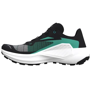 Męskie buty do biegania Salomon Genesis Black/Electric Green/Cherry Tomato  UK 9