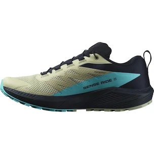 Męskie buty do biegania Salomon Sense Ride 5 Alfalfa / Carbon / Peacock Blue  UK 9