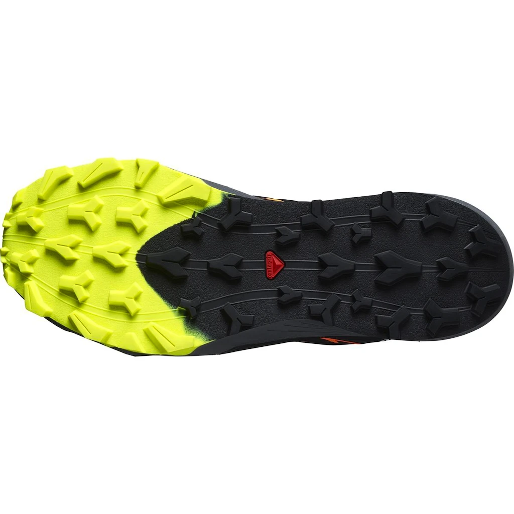 Męskie buty do biegania Salomon Thundercross  Black / Quiet Shade / Neon Flame