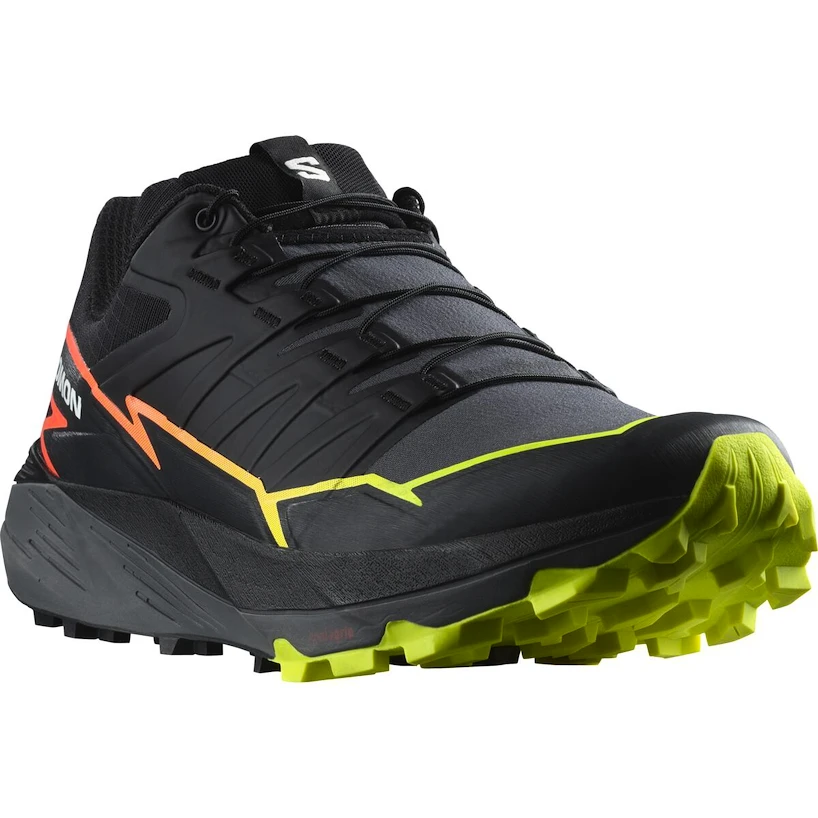 Męskie buty do biegania Salomon Thundercross  Black / Quiet Shade / Neon Flame  UK 10,5