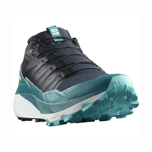 Męskie buty do biegania Salomon  THUNDERCROSS Carbon/TahitianTide/Peacock Blue