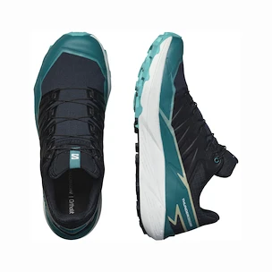 Męskie buty do biegania Salomon  THUNDERCROSS Carbon/TahitianTide/Peacock Blue