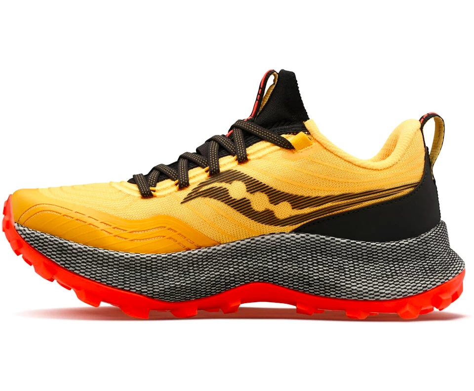 Męskie buty do biegania Saucony  Endorphin Trail Vizigold/Vizired