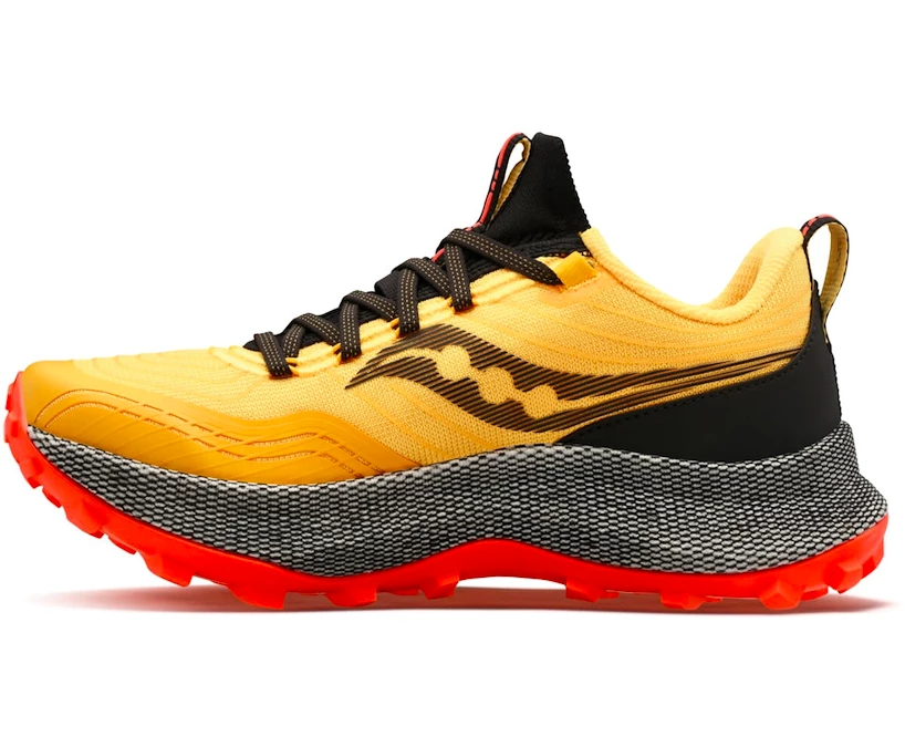 Męskie buty do biegania Saucony  Endorphin Trail Vizigold/Vizired  UK 6
