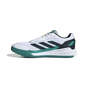 Męskie buty do padla adidas  Courtquick Padel Shoes Cloud White/Aurora Ivy