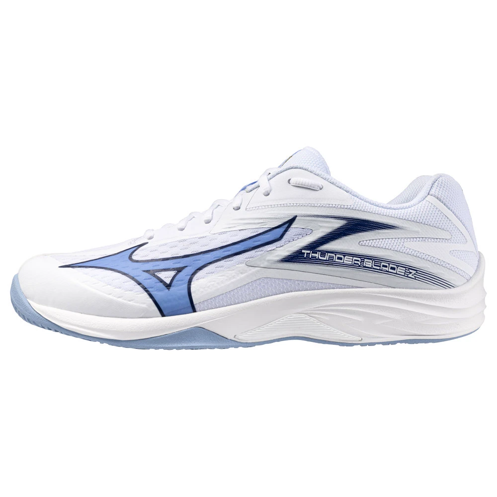 Męskie buty gimnastyczne Mizuno  Thunder Blade Z White/Bellwether Blue