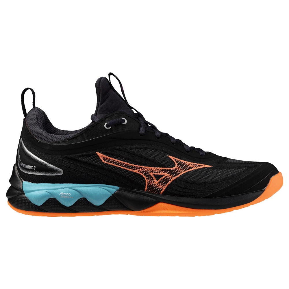 Męskie buty gimnastyczne Mizuno  Wave LUMINOUS 3 Black/Neon Flame  EUR 40,5