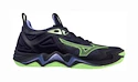 Męskie buty gimnastyczne Mizuno  WAVE MOMENTUM 3 Evening Blue/Techno Green/Iolite