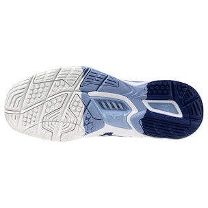 Męskie buty gimnastyczne Mizuno  Wave STEALTH 6 White/Bellwether Blue  EUR 40,5