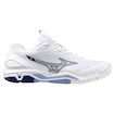 Męskie buty gimnastyczne Mizuno  Wave STEALTH 6 White/Bellwether Blue  EUR 40,5