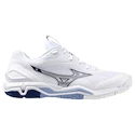 Męskie buty gimnastyczne Mizuno  Wave STEALTH 6 White/Bellwether Blue  EUR 40,5