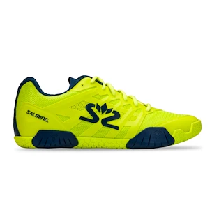 Męskie buty gimnastyczne Salming  Hawk 2 Men Fluo Green/Navy
