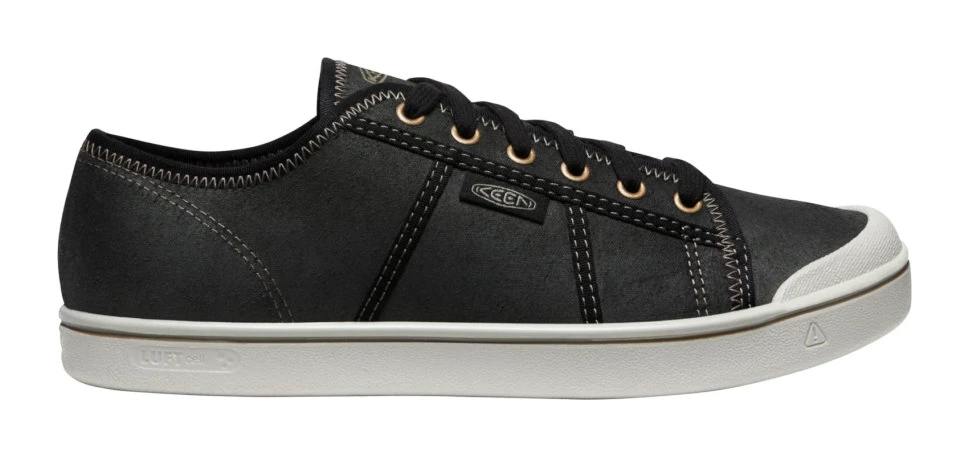 Męskie buty outdoorowe Keen Eldon Harvest Sneaker Lea Black/Silver Birch  US 8,5