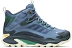 Męskie buty outdoorowe Merrell  Moab Speed 2 Mid Gtx Steel Blue  UK 11
