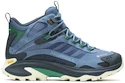 Męskie buty outdoorowe Merrell  Moab Speed 2 Mid Gtx Steel Blue  UK 11