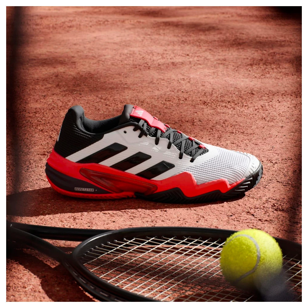 Męskie buty tenisowe adidas Barricade 13 M Clay White/Core Black