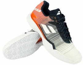 Męskie buty tenisowe Babolat Jet Mach II Clay White/Orange