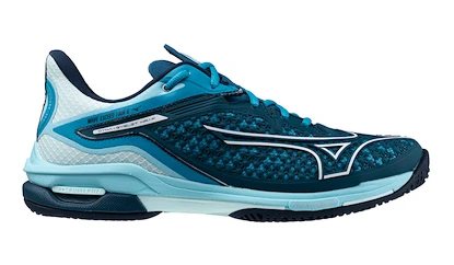 Męskie buty tenisowe Mizuno Wave Exceed TOUR 6 AC Moroccan Blue/White/Blue Topaz  EUR 42