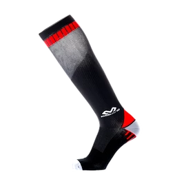 Męskie skarpety kompresyjne McDavid Elite Active Compression Socks 8842 Black/Scarlet